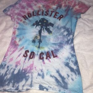 A Hollister tie dye t-shirt